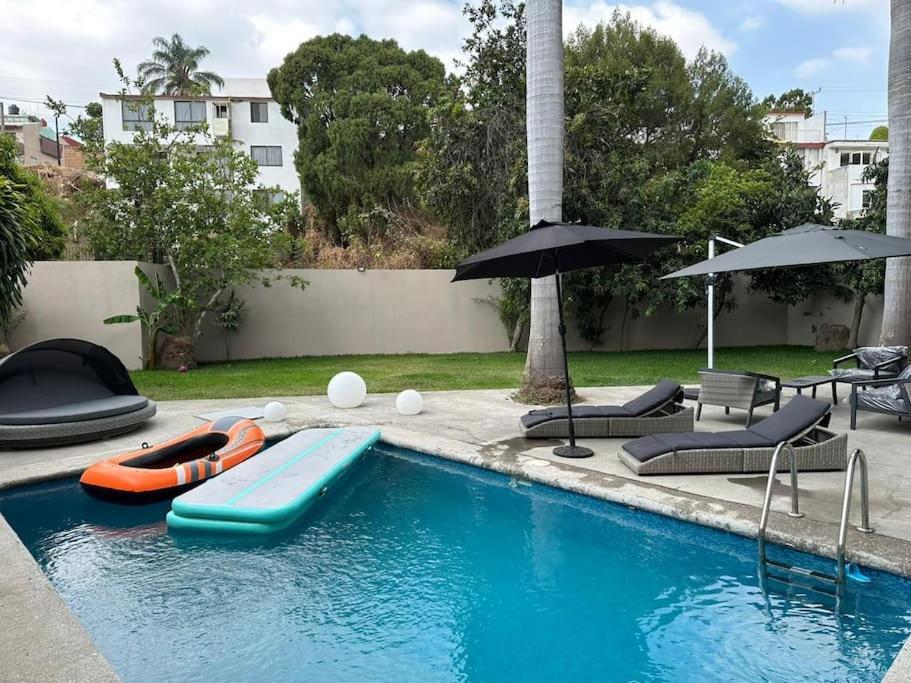 Casa Privada En Villa Bricia Cuernavaca Bagian luar foto