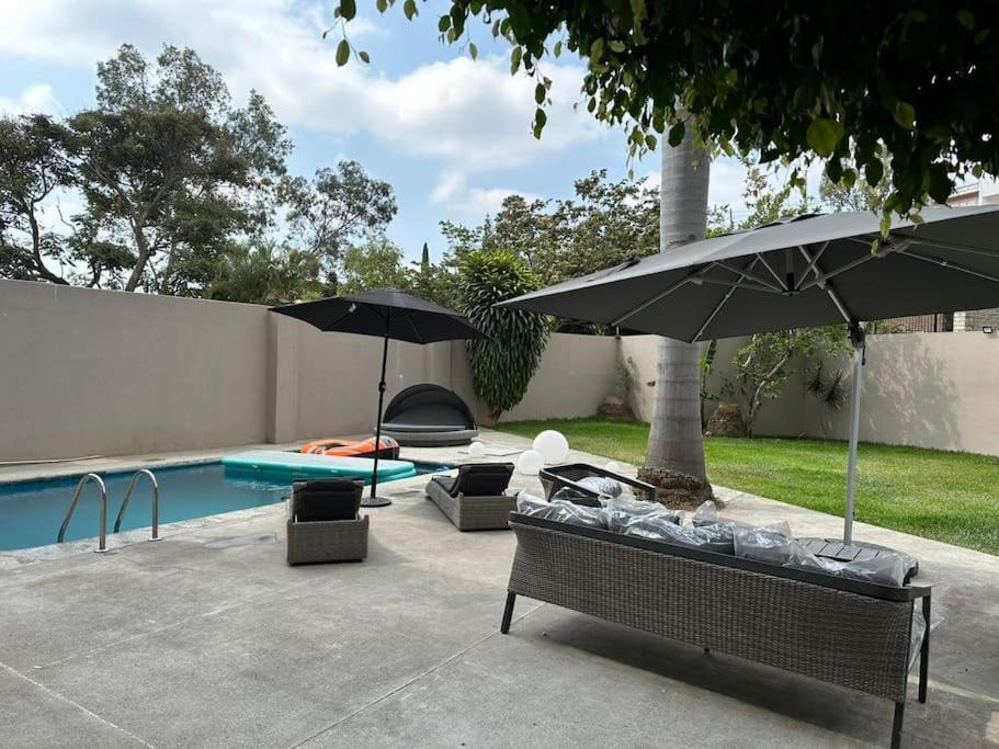 Casa Privada En Villa Bricia Cuernavaca Bagian luar foto
